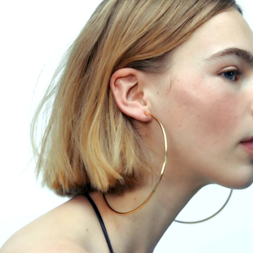 🫀ZARA 90s hoop earrings